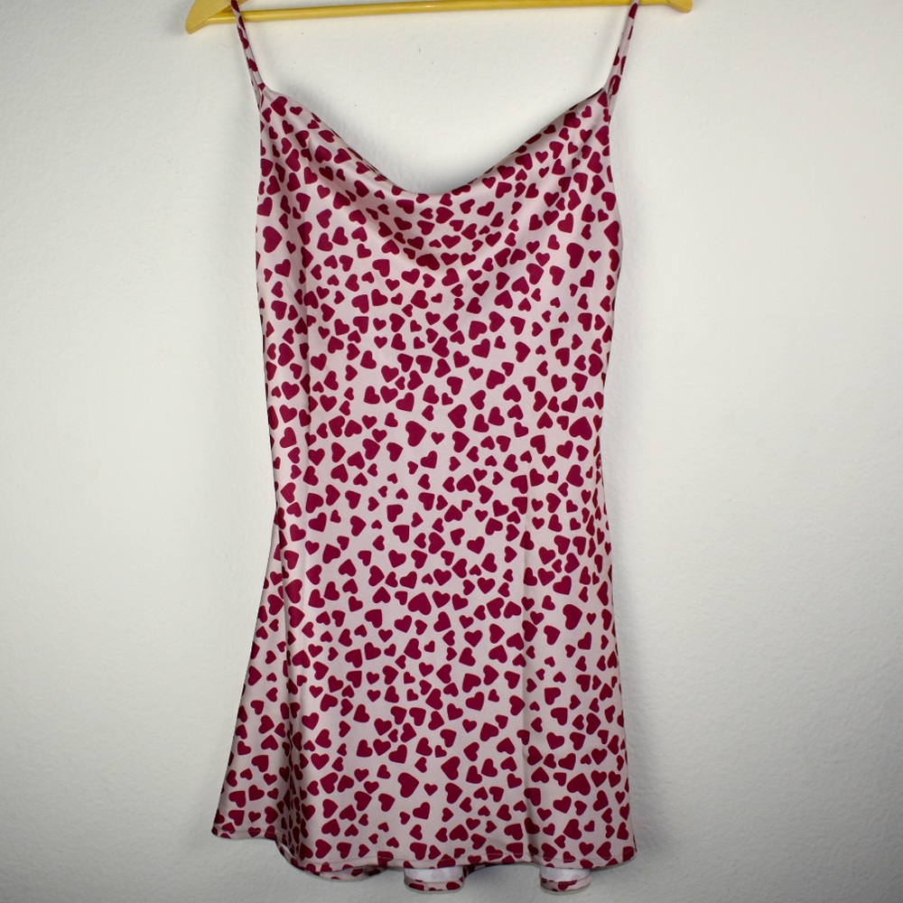 Princess Polly Harlowe Heartbeat Mini Dress